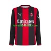 Jalkapallo Pelipaidat/Peliasut AC Milan Kotipaita 2026-2027 Pitkähihainen